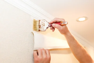 Pose de papier peint à Escouloubre — revêtements muraux et toiles de verre